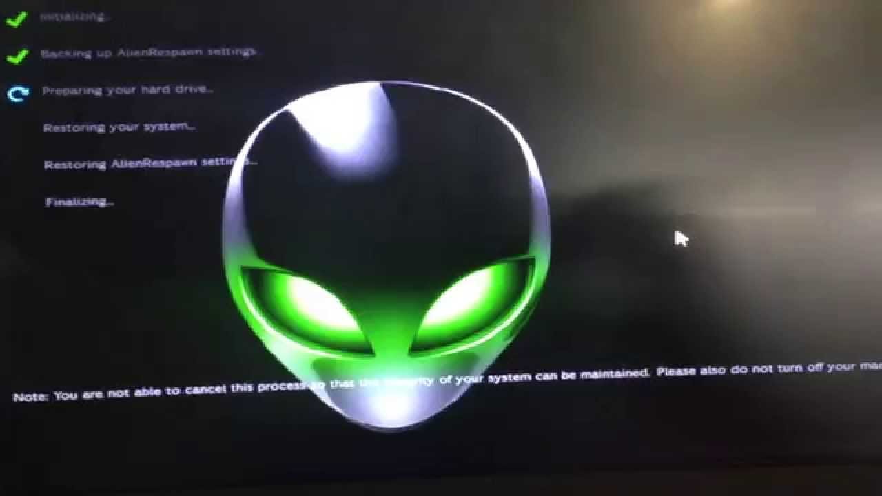 Alienware Recovery Iso